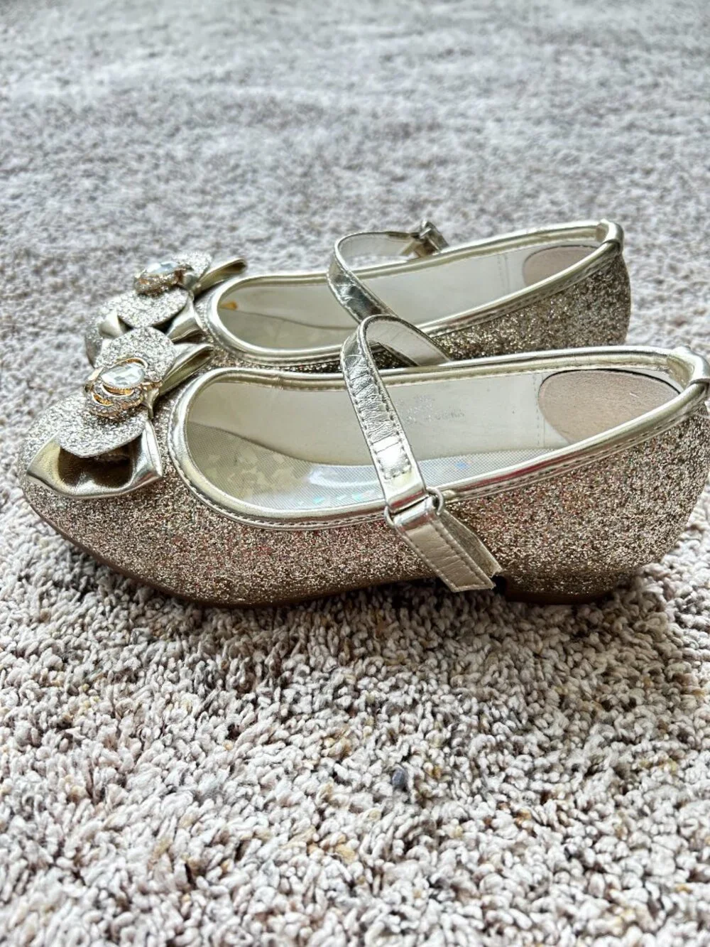 Stelle Gold Sparkle Shoes Size 2